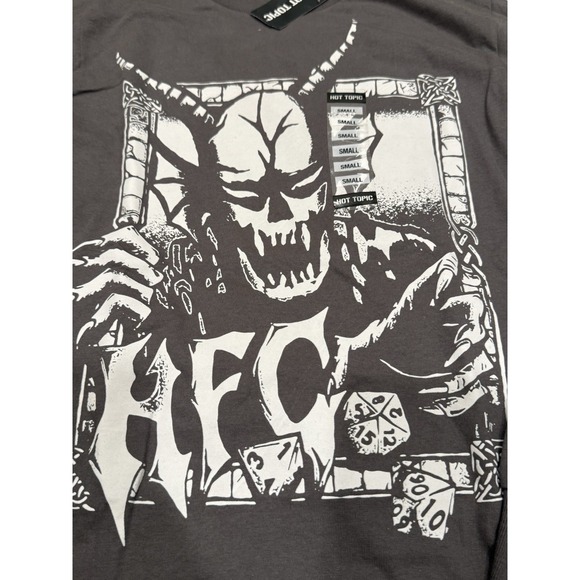 Hot Topic Hellfire Club Shirt Small Stranger Things Adult Unisex Shirt Sleeve - Picture 5 of 11